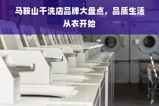 马鞍山干洗店品牌大盘点，品质生活从衣开始