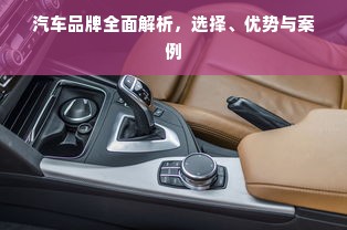 汽车品牌全面解析，选择、优势与案例