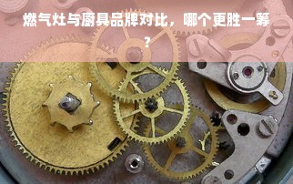 燃气灶与厨具品牌对比，哪个更胜一筹？
