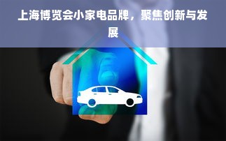上海博览会小家电品牌，聚焦创新与发展