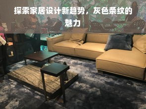 探索家居设计新趋势，灰色条纹的魅力