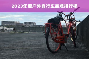2023年度户外自行车品牌排行榜
