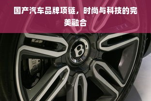国产汽车品牌项链，时尚与科技的完美融合