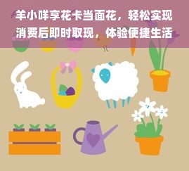 羊小咩享花卡当面花，轻松实现消费后即时取现，体验便捷生活