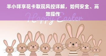 羊小咩享花卡取现风控详解，如何安全、高效操作