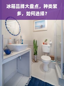 冰箱品牌大盘点，种类繁多，如何选择？