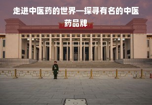 走进中医药的世界—探寻有名的中医药品牌