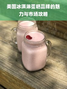 美国冰淇淋蛋糕品牌的魅力与市场攻略