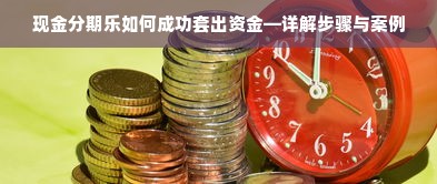 现金分期乐如何成功套出资金—详解步骤与案例