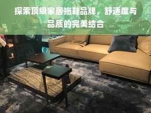 探索顶级家居拖鞋品牌，舒适度与品质的完美结合