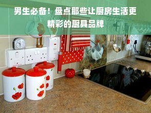 男生必备！盘点那些让厨房生活更精彩的厨具品牌