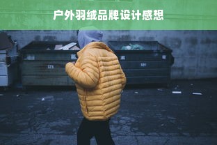 户外羽绒品牌设计感想