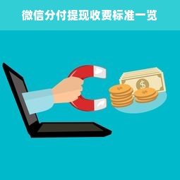 微信分付提现收费标准一览