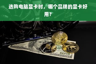 选购电脑显卡时，哪个品牌的显卡好用？