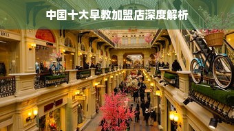 中国十大早教加盟店深度解析