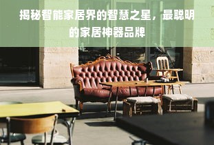 揭秘智能家居界的智慧之星，最聪明的家居神器品牌