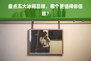 盘点五大冰箱品牌，哪个更值得你信赖？