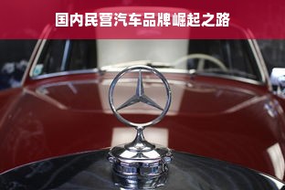 国内民营汽车品牌崛起之路