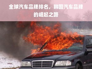 全球汽车品牌排名，韩国汽车品牌的崛起之路
