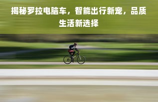 揭秘罗拉电脑车，智能出行新宠，品质生活新选择