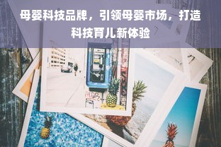 母婴科技品牌，引领母婴市场，打造科技育儿新体验