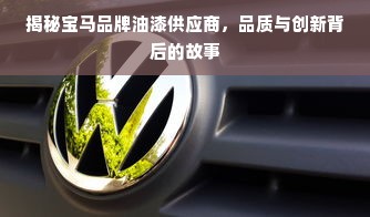 揭秘宝马品牌油漆供应商，品质与创新背后的故事