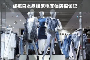 成都日本品牌家电实体店探访记