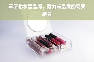三字化妆品品牌，魅力与品质的完美结合