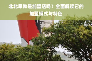 北北早教是加盟店吗？全面解读它的加盟模式与特色
