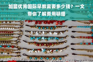 加盟优肯国际早教需要多少钱？一文带你了解费用明细