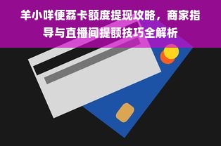 羊小咩便荔卡额度提现攻略，商家指导与直播间提额技巧全解析