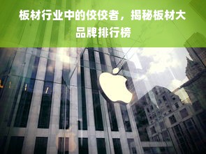 板材行业中的佼佼者，揭秘板材大品牌排行榜