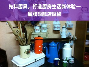 先科厨具，打造厨房生活新体验—品牌旗舰店探秘