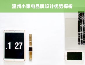 温州小家电品牌设计优势探析