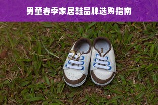男童春季家居鞋品牌选购指南