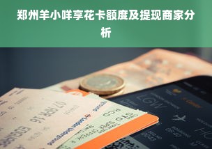 郑州羊小咩享花卡额度及提现商家分析