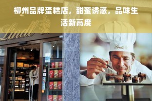 柳州品牌蛋糕店，甜蜜诱惑，品味生活新高度