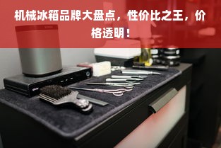 机械冰箱品牌大盘点，性价比之王，价格透明！