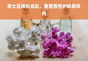 男士品牌化妆品，重塑男性护肤新风尚