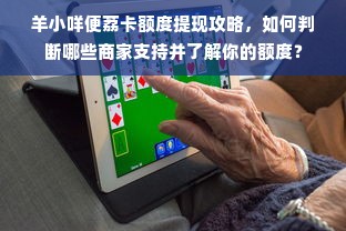 羊小咩便荔卡额度提现攻略，如何判断哪些商家支持并了解你的额度？