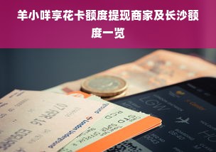 羊小咩享花卡额度提现商家及长沙额度一览