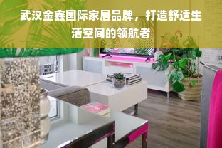 武汉金鑫国际家居品牌，打造舒适生活空间的领航者