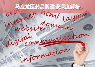 马应龙医药品牌建设深度解析