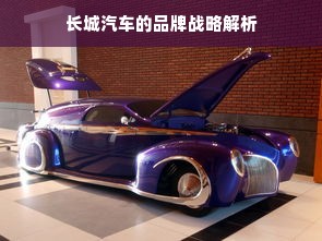 长城汽车的品牌战略解析