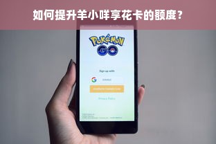 如何提升羊小咩享花卡的额度？