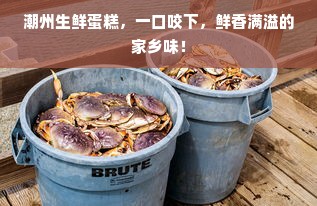 潮州生鲜蛋糕，一口咬下，鲜香满溢的家乡味！