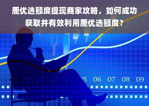 鹿优选额度提现商家攻略，如何成功获取并有效利用鹿优选额度？