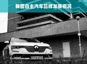 我国自主汽车品牌发展概况