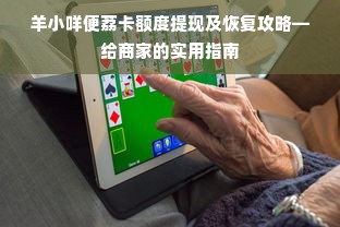 羊小咩便荔卡额度提现及恢复攻略—给商家的实用指南