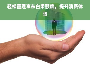 轻松管理京东白条额度，提升消费体验